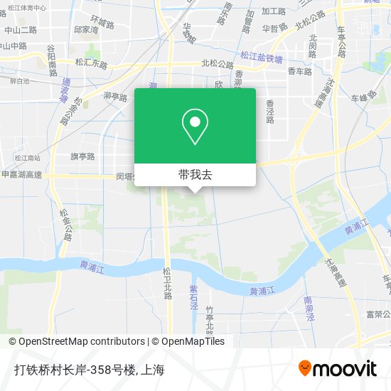 打铁桥村长岸-358号楼地图