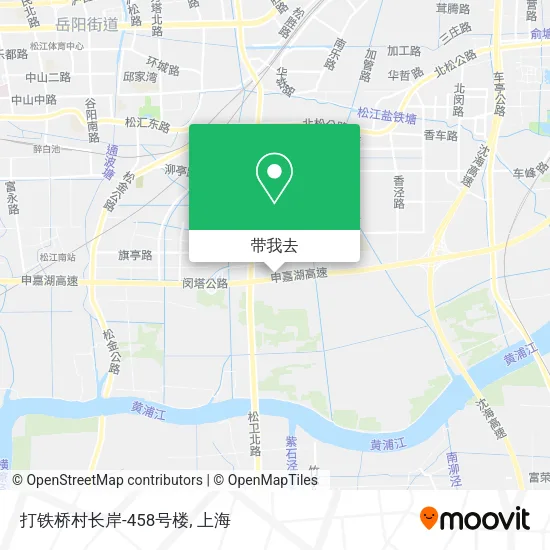 打铁桥村长岸-458号楼地图