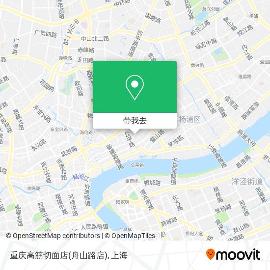 重庆高筋切面店(舟山路店)地图