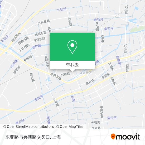 东亚路与兴新路交叉口地图