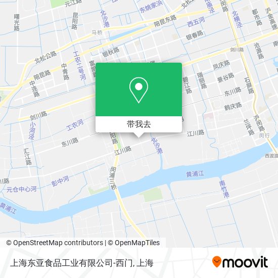 上海东亚食品工业有限公司-西门地图