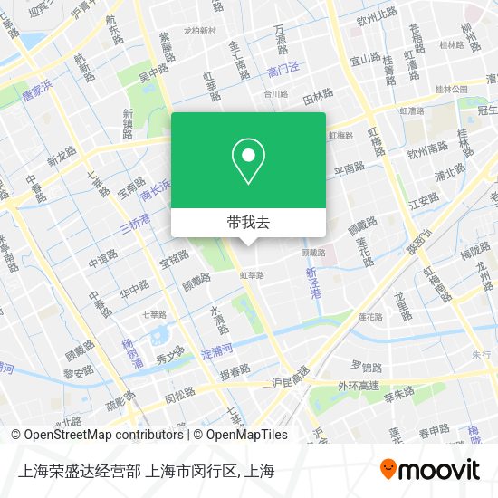 上海荣盛达经营部 上海市闵行区地图