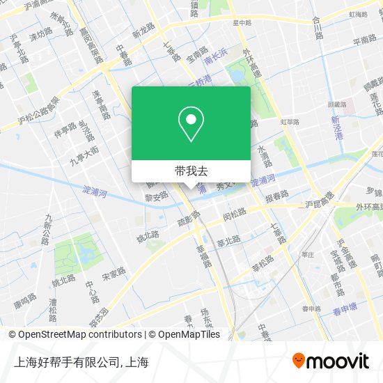 上海好帮手有限公司地图
