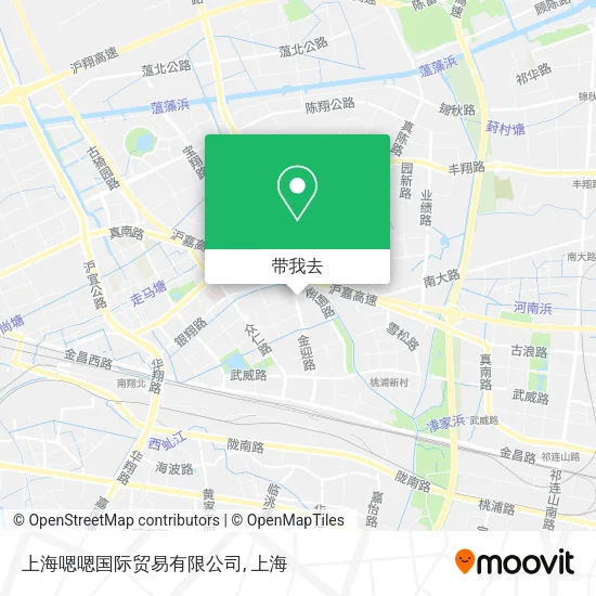 上海嗯嗯国际贸易有限公司地图