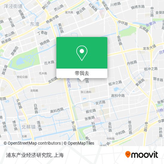 浦东产业经济研究院地图