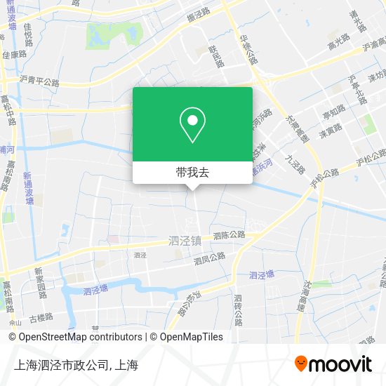 上海泗泾市政公司地图