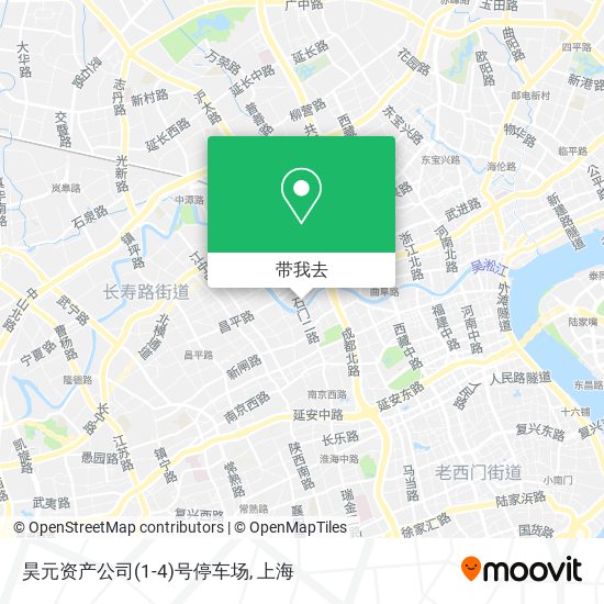 昊元资产公司(1-4)号停车场地图