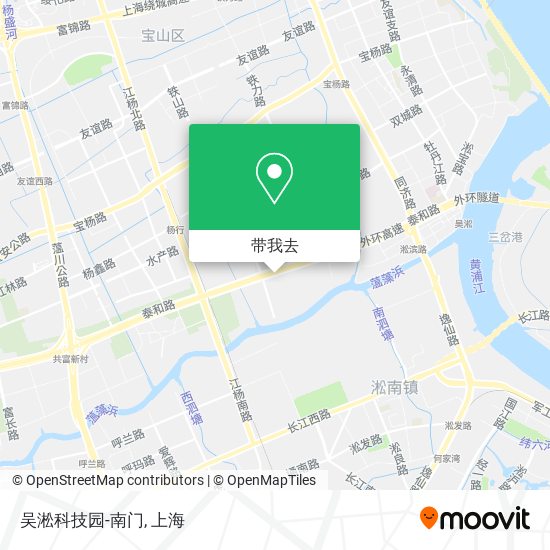吴淞科技园-南门地图