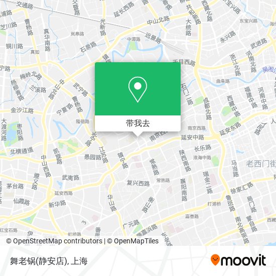 舞老锅(静安店)地图