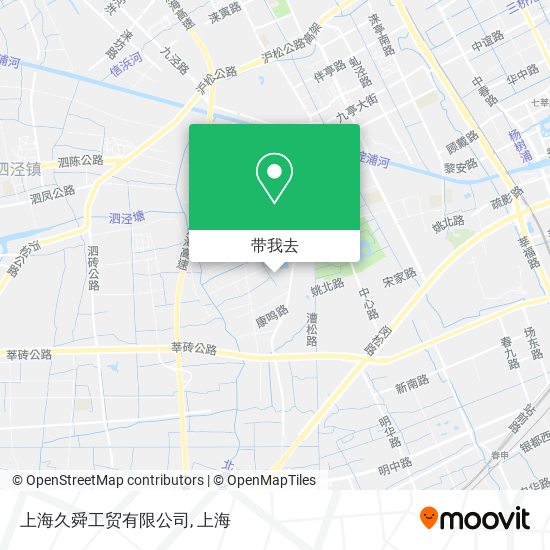 上海久舜工贸有限公司地图