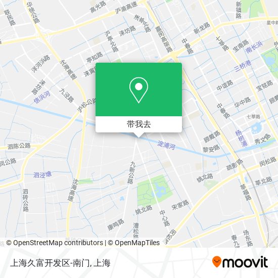 上海久富开发区-南门地图