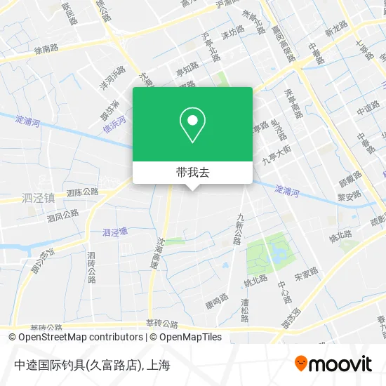 中逵国际钓具(久富路店)地图