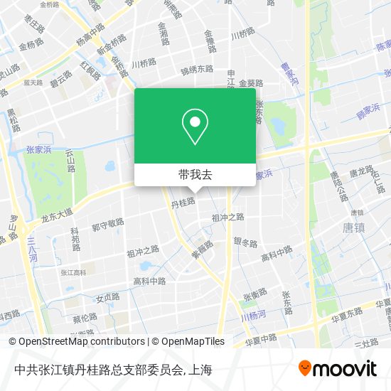 中共张江镇丹桂路总支部委员会地图