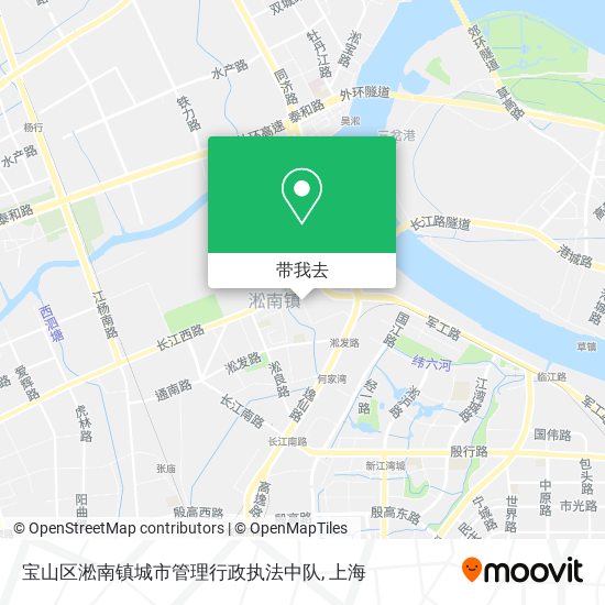 宝山区淞南镇城市管理行政执法中队地图