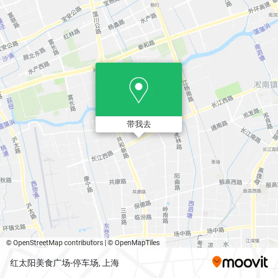 红太阳美食广场-停车场地图