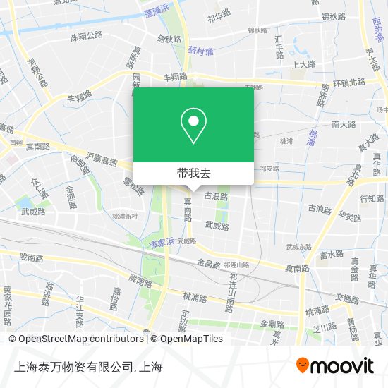 上海泰万物资有限公司地图