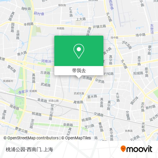 桃浦公园-西南门地图