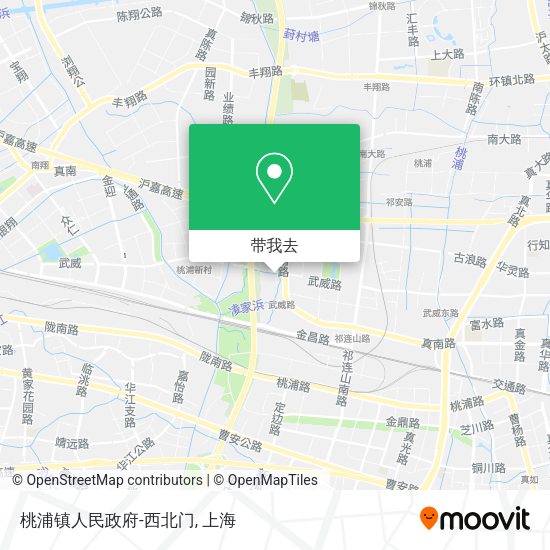 桃浦镇人民政府-西北门地图