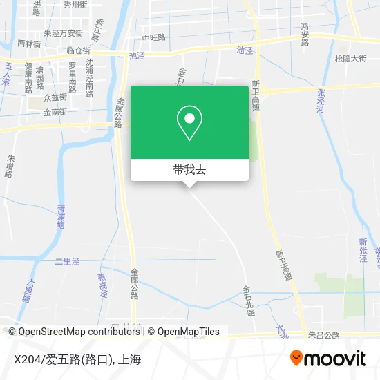 X204/爱五路(路口)地图