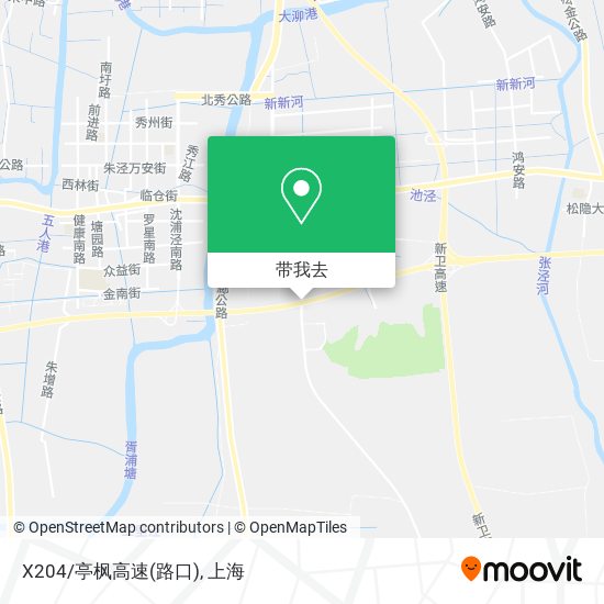 X204/亭枫高速(路口)地图