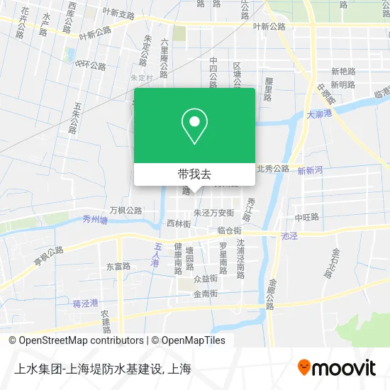 上水集团-上海堤防水基建设地图