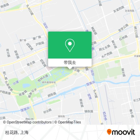 桂花路地图