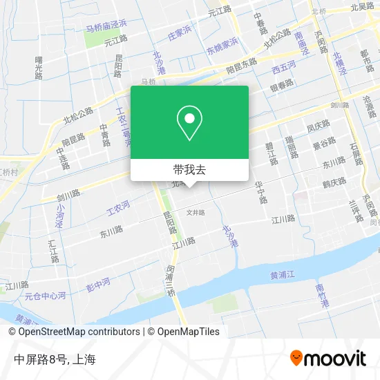 中屏路8号地图