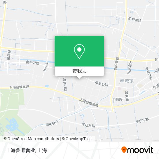 上海鲁顺禽业地图