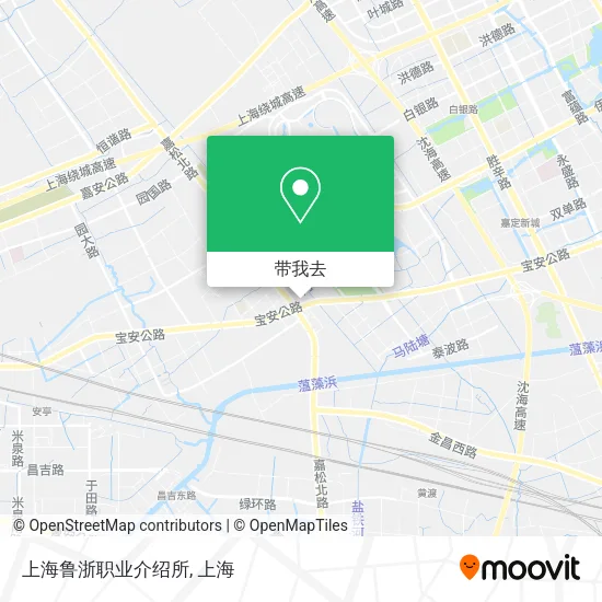 上海鲁浙职业介绍所地图