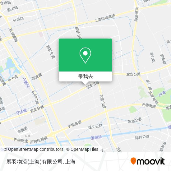 展羽物流(上海)有限公司地图