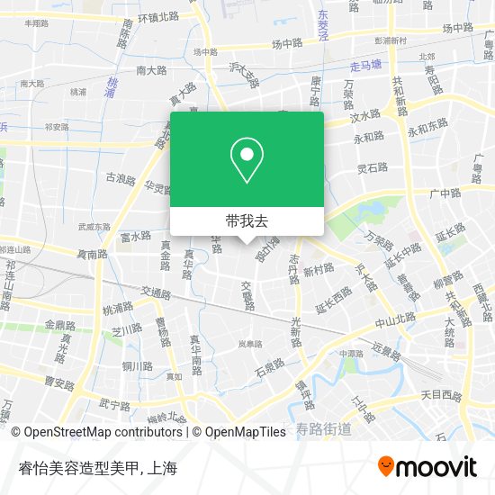 睿怡美容造型美甲地图