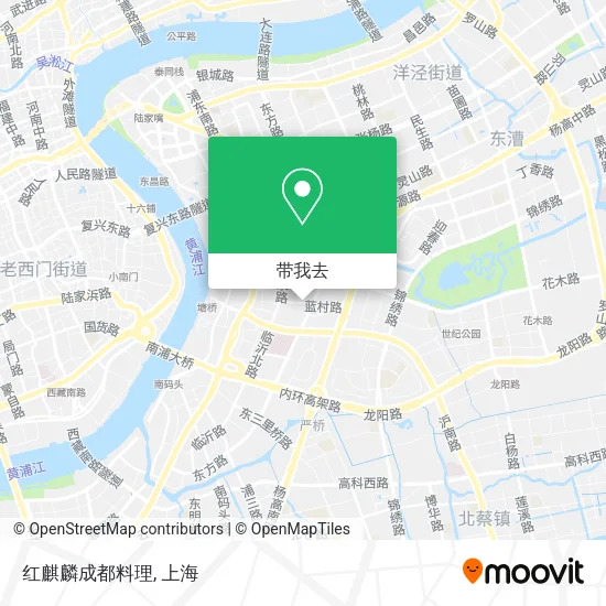 红麒麟成都料理地图