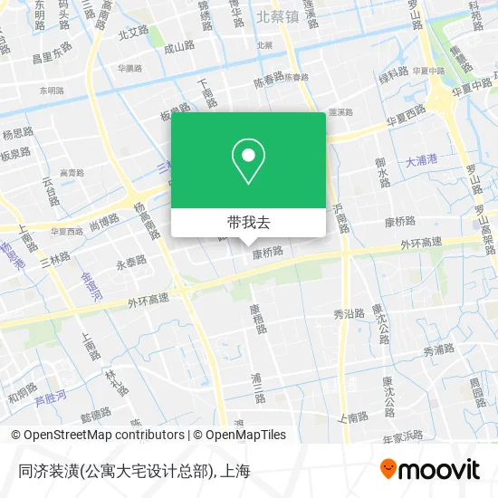 同济装潢(公寓大宅设计总部)地图