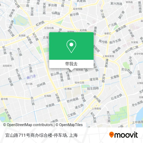 宜山路711号商办综合楼-停车场地图