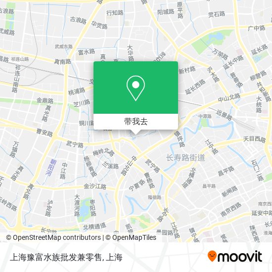 上海豫富水族批发兼零售地图