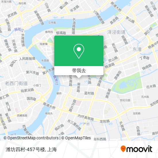 潍坊四村-457号楼地图