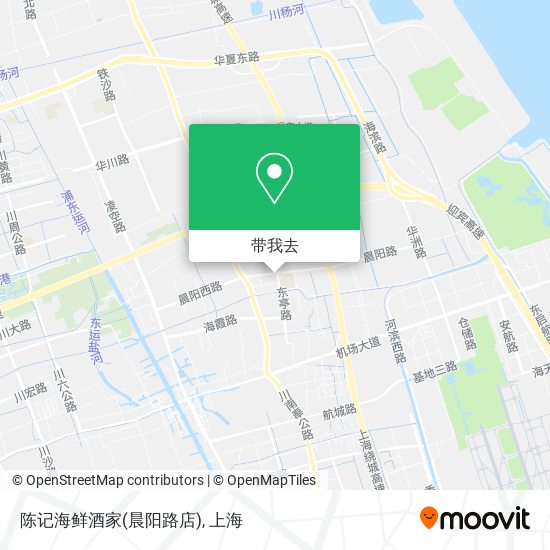 陈记海鲜酒家(晨阳路店)地图