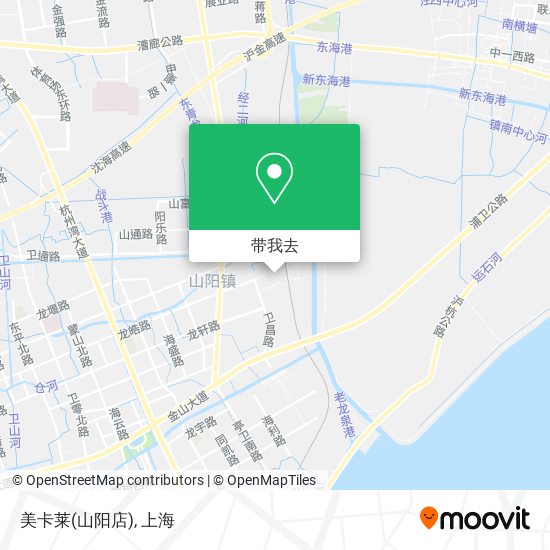美卡莱(山阳店)地图