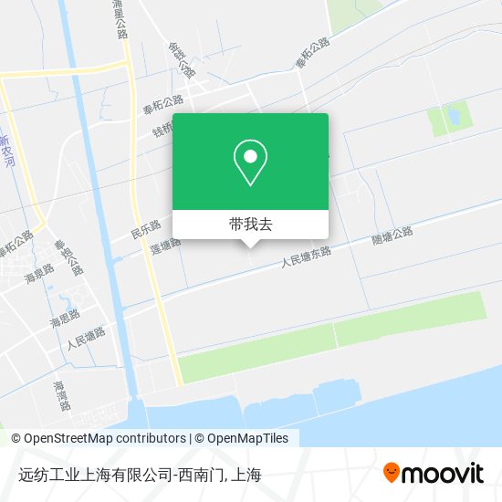 远纺工业上海有限公司-西南门地图