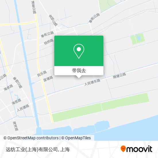 远纺工业(上海)有限公司地图