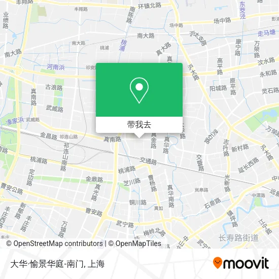 大华·愉景华庭-南门地图