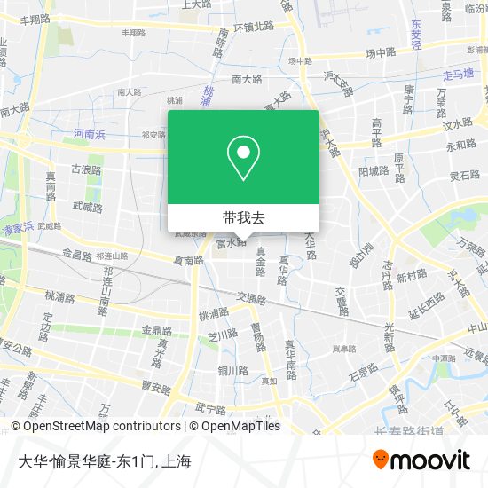 大华·愉景华庭-东1门地图