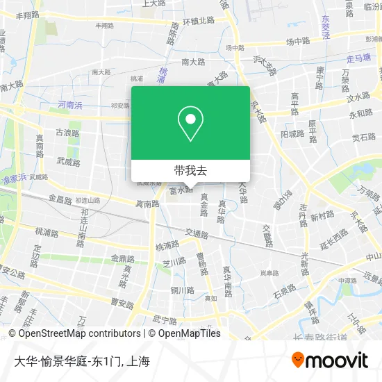 大华·愉景华庭-东1门地图