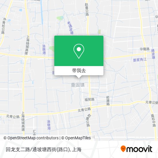 回龙支二路/通坡塘西街(路口)地图