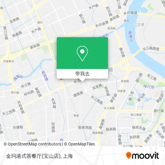 金玛港式茶餐厅(宝山店)地图