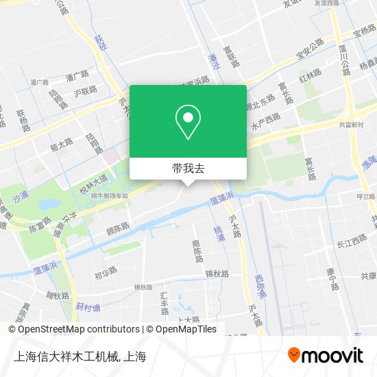 上海信大祥木工机械地图