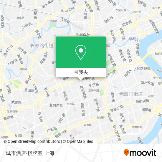 城市酒店-棋牌室地图