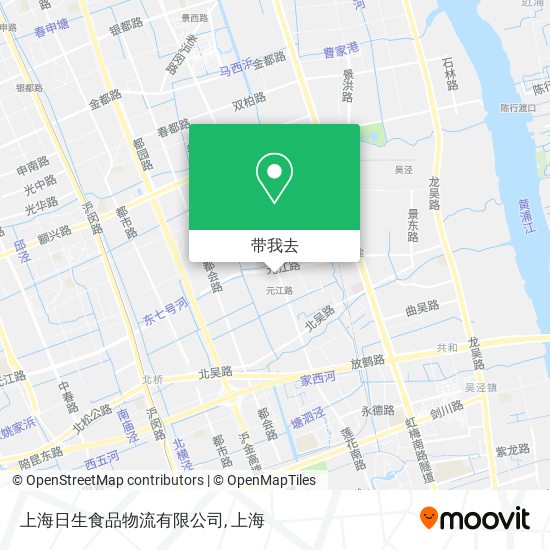 上海日生食品物流有限公司地图