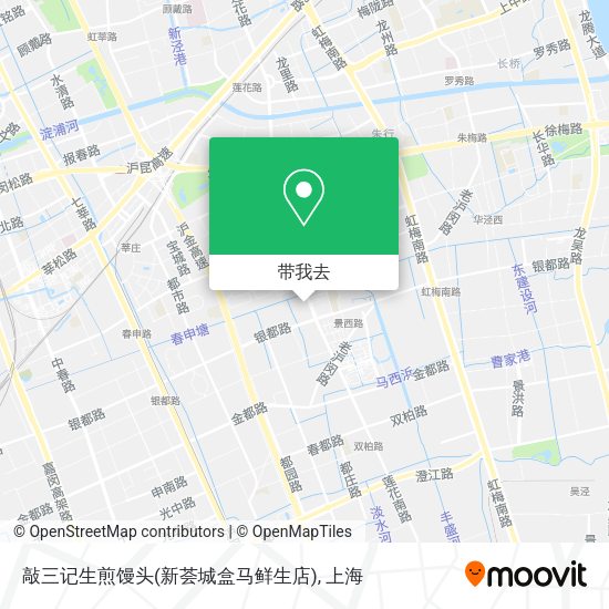 敲三记生煎馒头(新荟城盒马鲜生店)地图