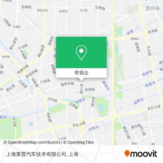 上海莱普汽车技术有限公司地图